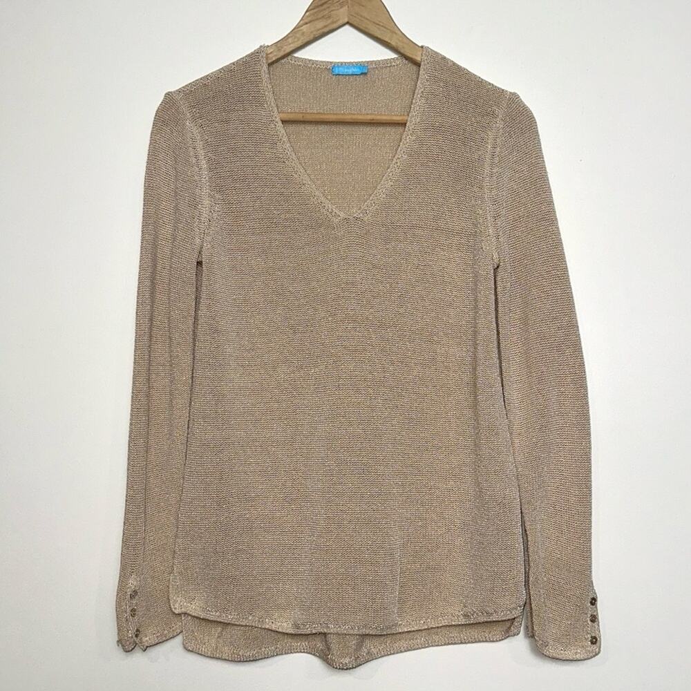 J. McLaughlin Airy V-Neck Tunic Sweater